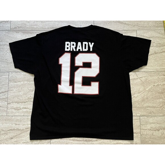 NFL Tom Brady 12 Tampa Bay Buccaneers Championship Football T-Shirt Size 3XL - Picture 6 of 10